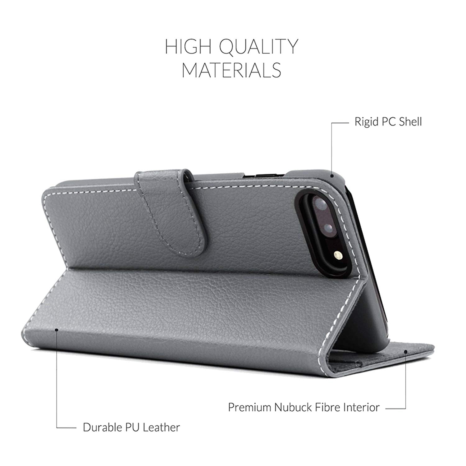Uunique iPhone 7 Lux croc folio hard shell UUFMIP7HSF04 2zzhgl6