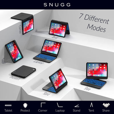 iPad Mini 6 Case with Keyboard (2021 - 6th Gen) - Snugg.com