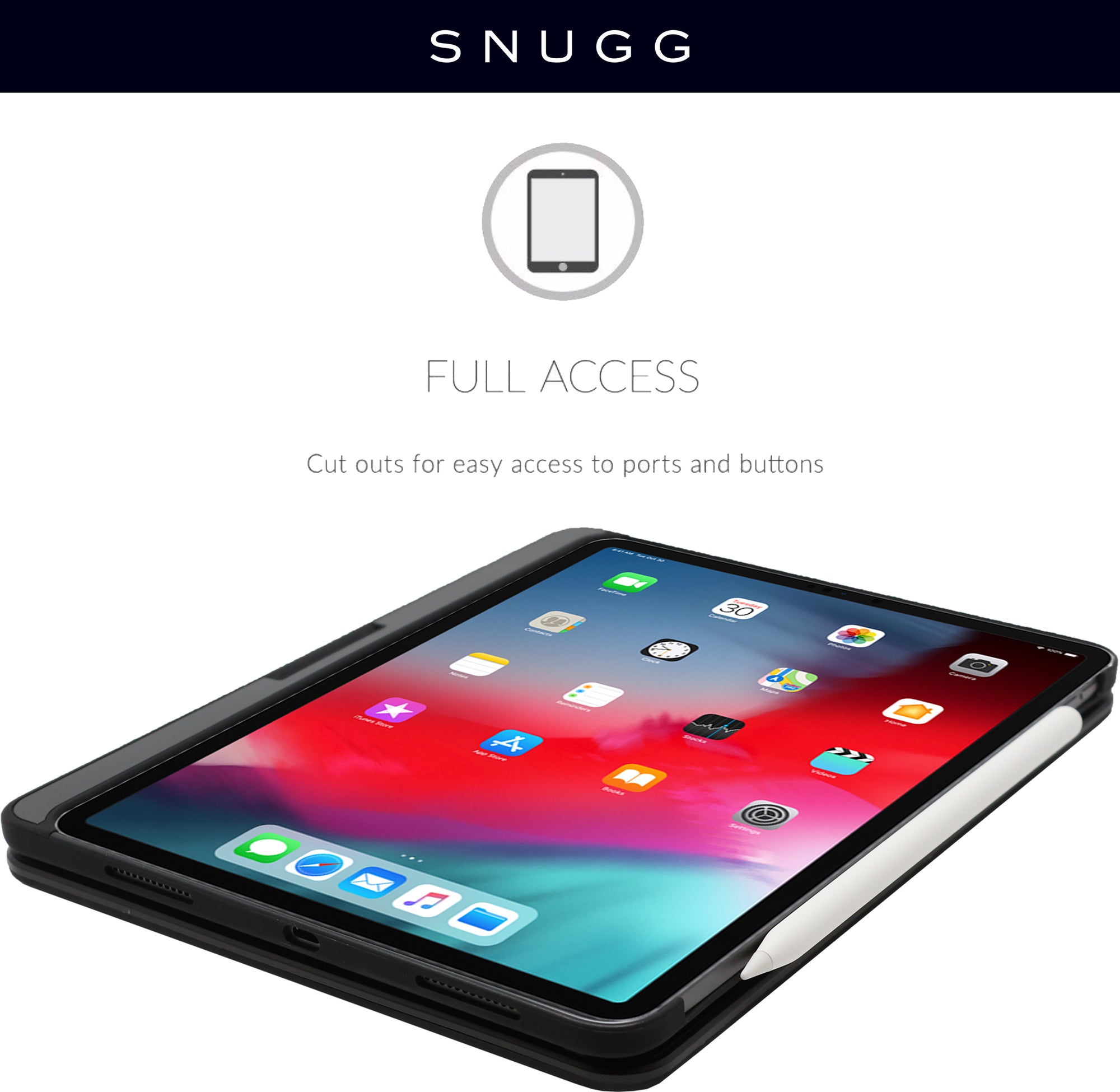 iPad Mini 6 Case with Keyboard (2021 - 6th Gen) - Snugg.com